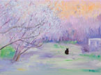 Evening in the Orchard Painting