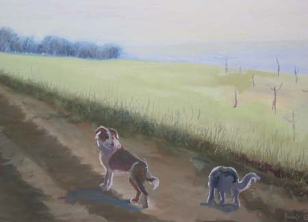 Morning Walk Oil on Canvas