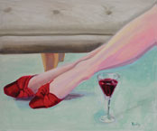Red Shoes Series Gallery of Paintings